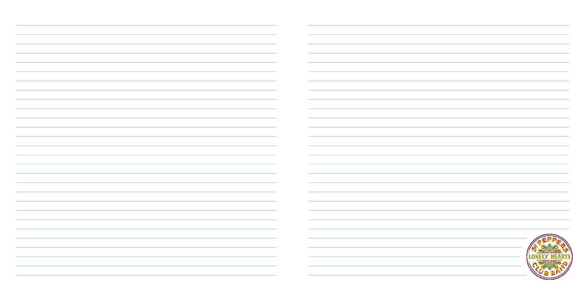 Beatles: Sgt. Pepper's Lonely Hearts Club Record Album Journal