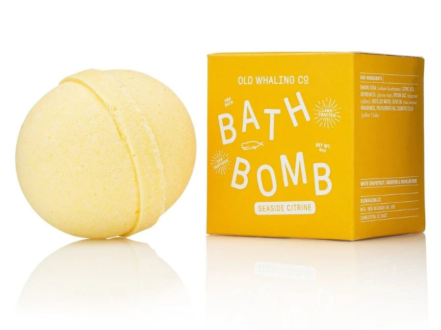 Old Whaling Co. Bath Bomb (Seaside Citrine)