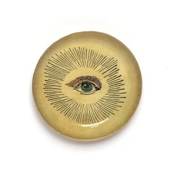 Round ‘Eye’ Enamel Dish