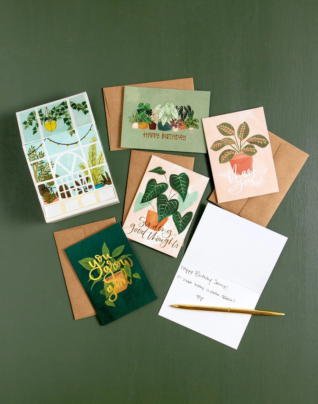 Greenhouse Speciality Greeting Card Set