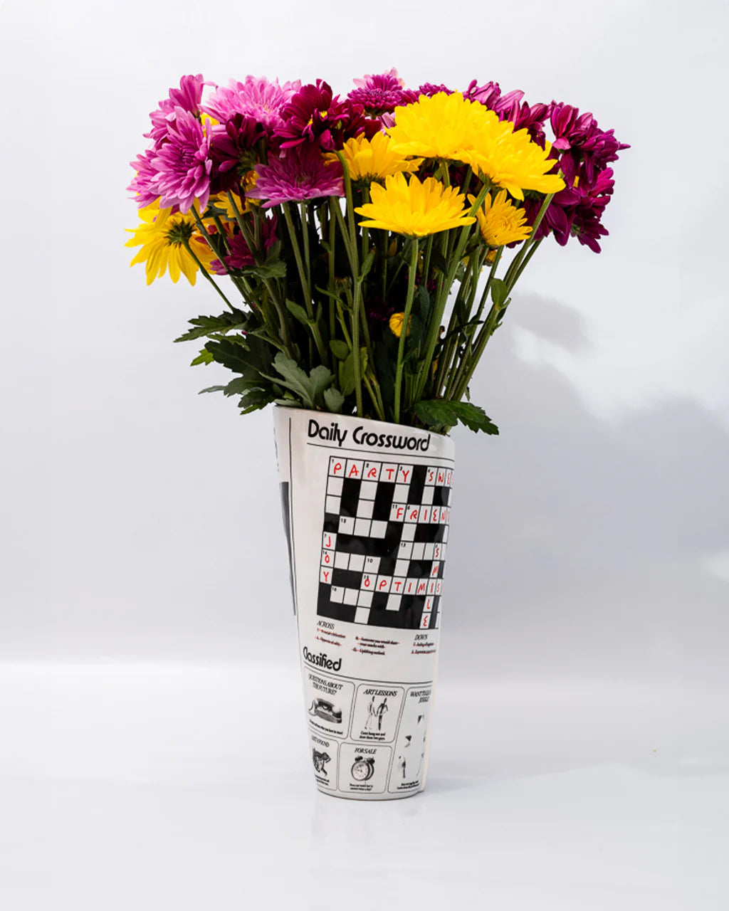 Ceramic Newspaper Vase
