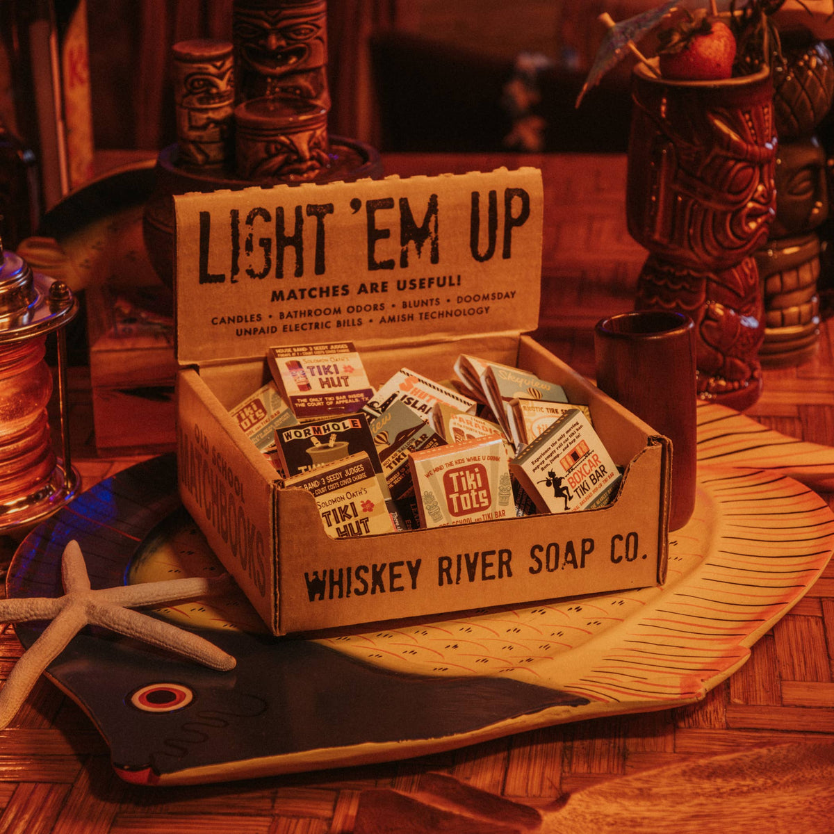 Tiki Bar Matchbooks | Funny Matches Matchbook