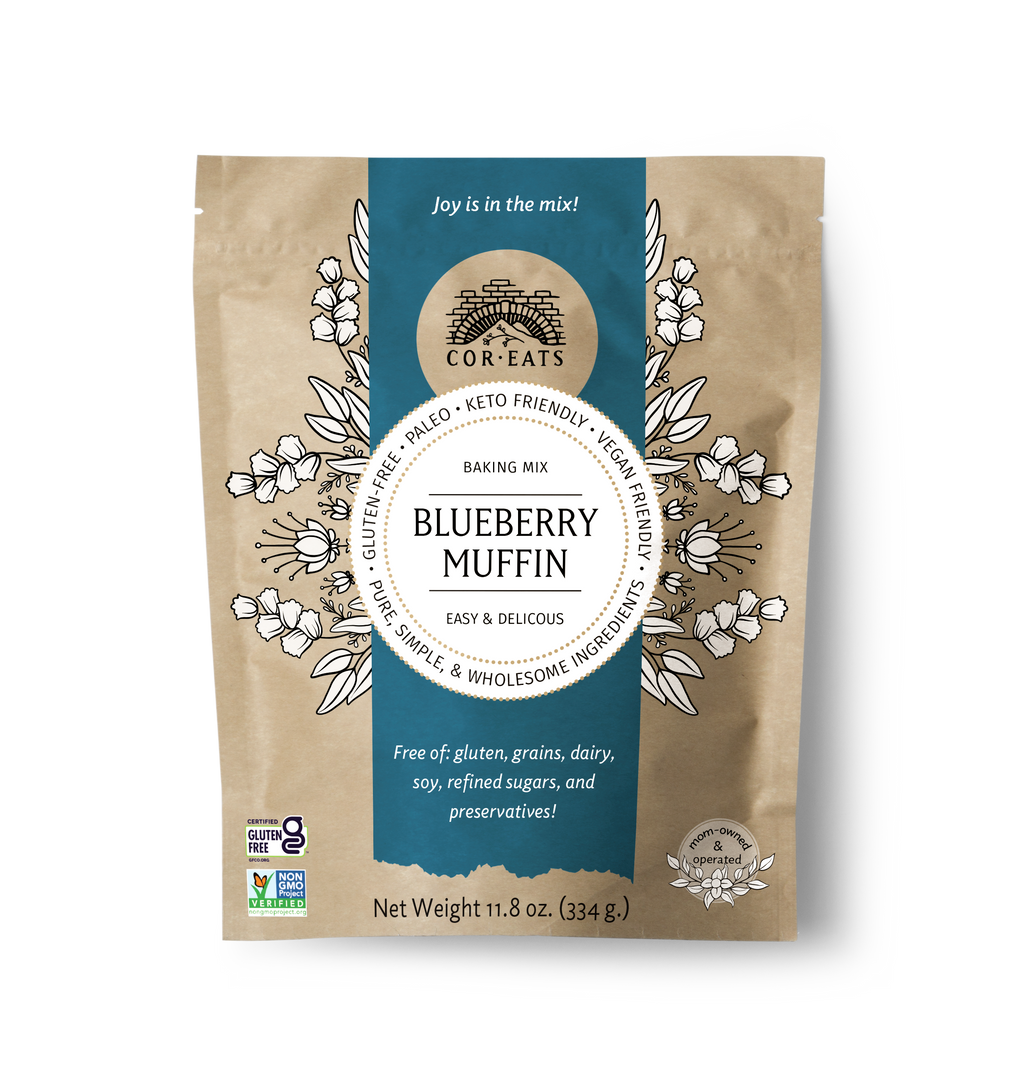 Blueberry Muffin Mix:  gluten free, grain free, dairy free