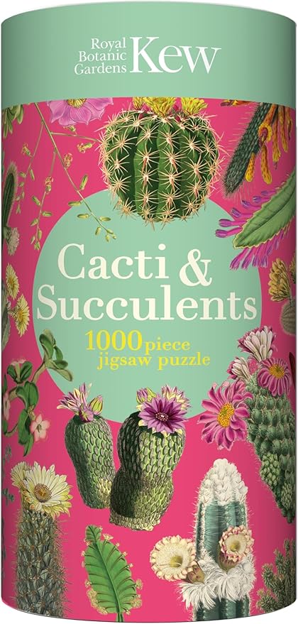 Kew Jigsaw Puzzle: Succulents & Cacti