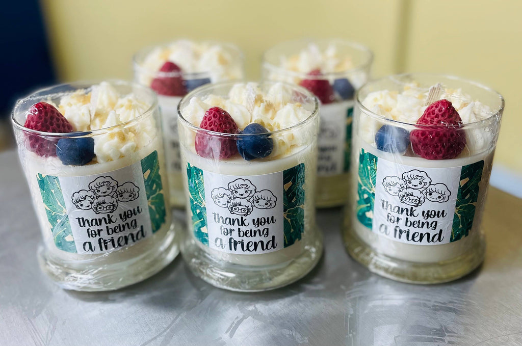 Thank You for Being a Friend - Soy Dessert Candle