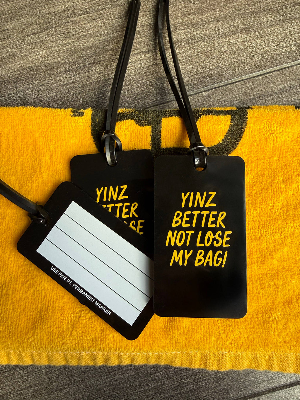 Pittsburgh Luggage Tag – “Yinz Better Not Lose My Bag”