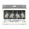 FLOCK PARTY Pigeon Candles - Set of 4