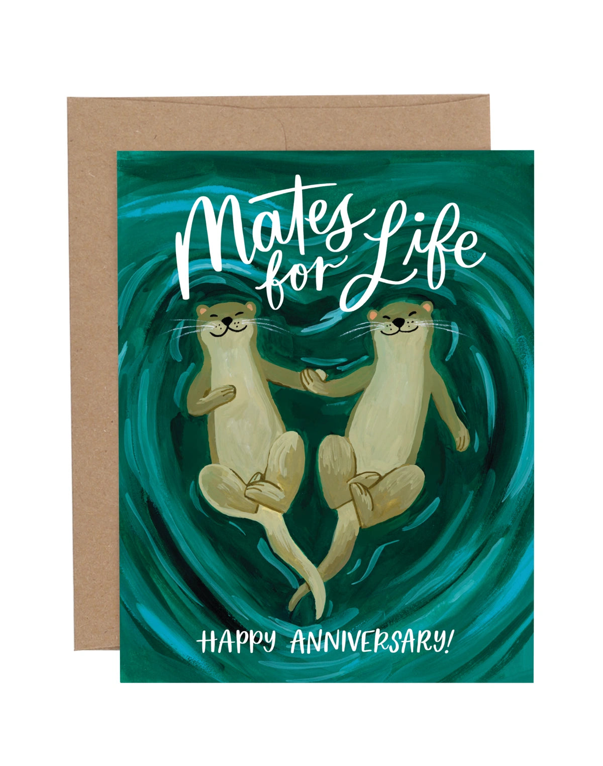 Otters Anniversary Card