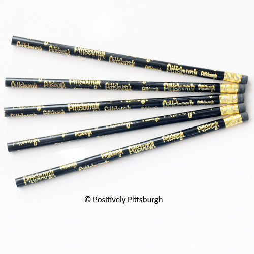 Pittsburgh Gold Font Pencil