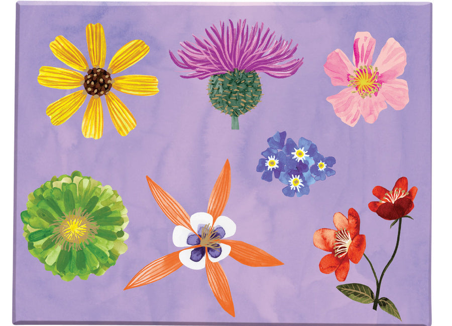 Floral Supernova Chic Notecard Box
