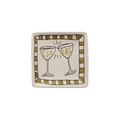 Cheers 6x6" Square Plate