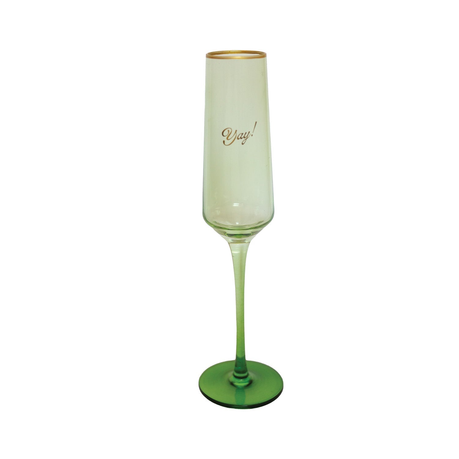 Tinted Celebration Champagne Flutes