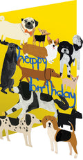 Happy Hounds Lasercut Card