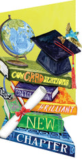 Graduation New Chapter Lasercut Card