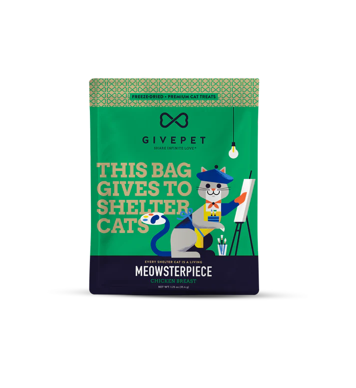 Meowsterpiece Freeze-Dried Cat Treats 1.25oz Bag