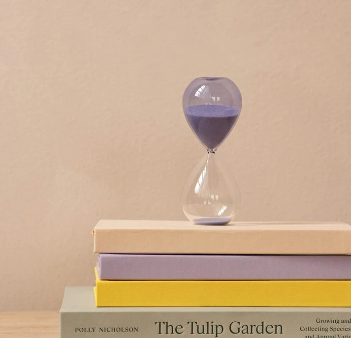 Desktop Mini Hourglass - 5 minutes - Violet