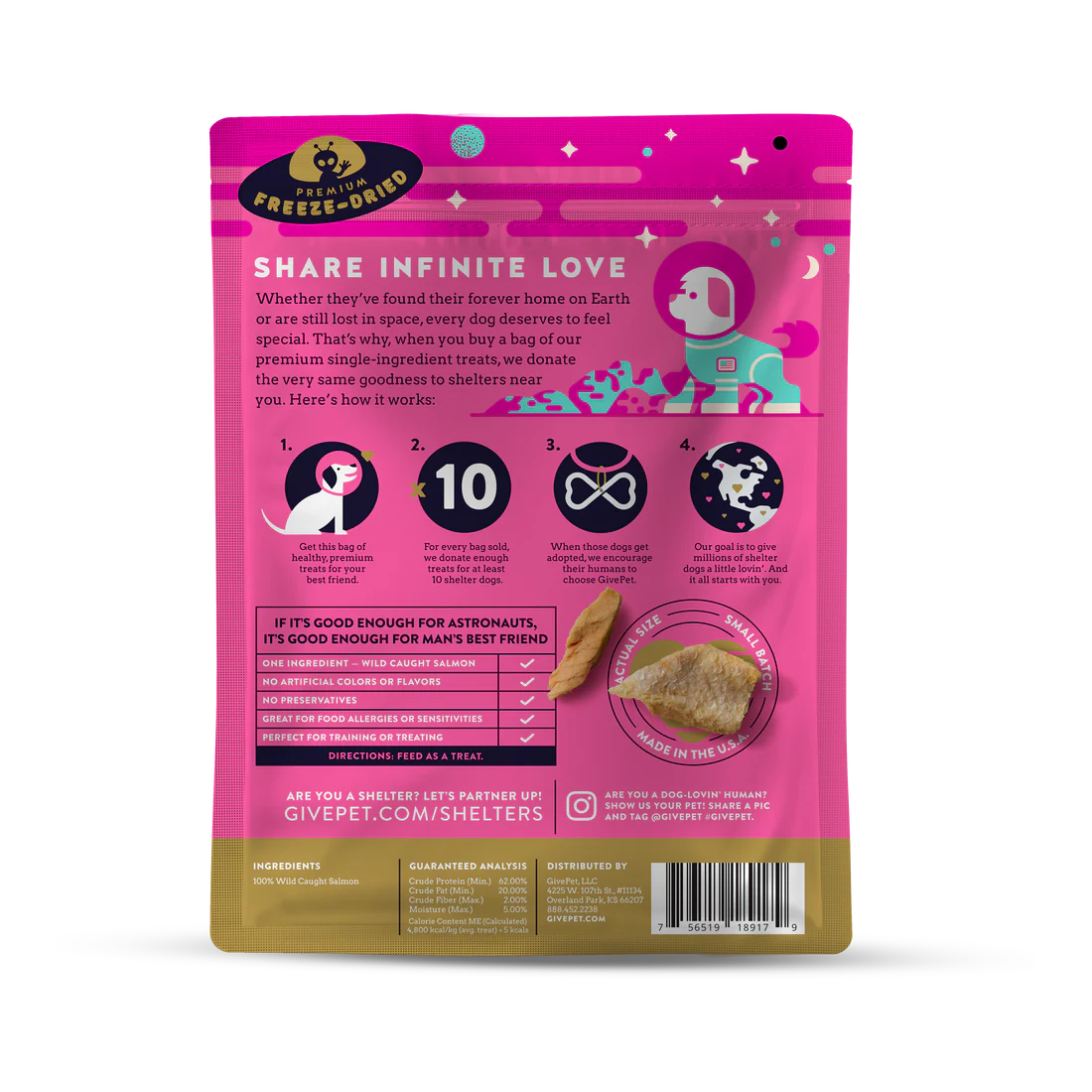 Astromutt Freeze-Dried Dog Treats