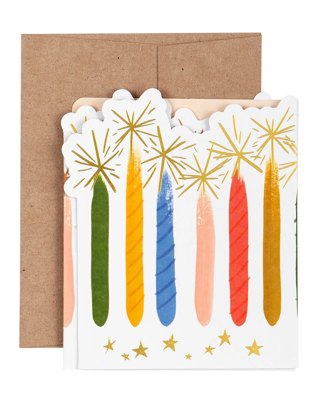 Candle Birthday Accordion Greeting Card