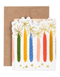 Candle Birthday Accordion Greeting Card