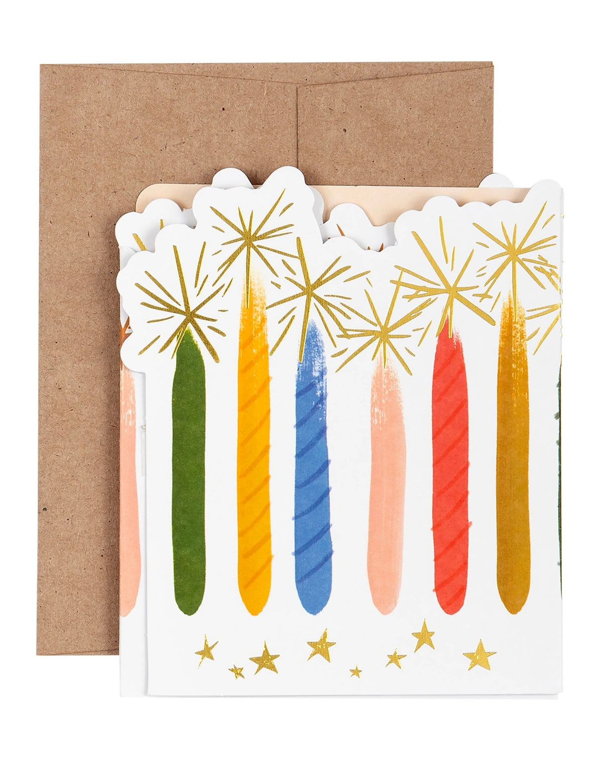 Candle Birthday Accordion Greeting Card