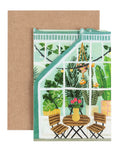Greenhouse Accordion Greeting Card