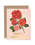 Lovely Day Rose Greeting Card