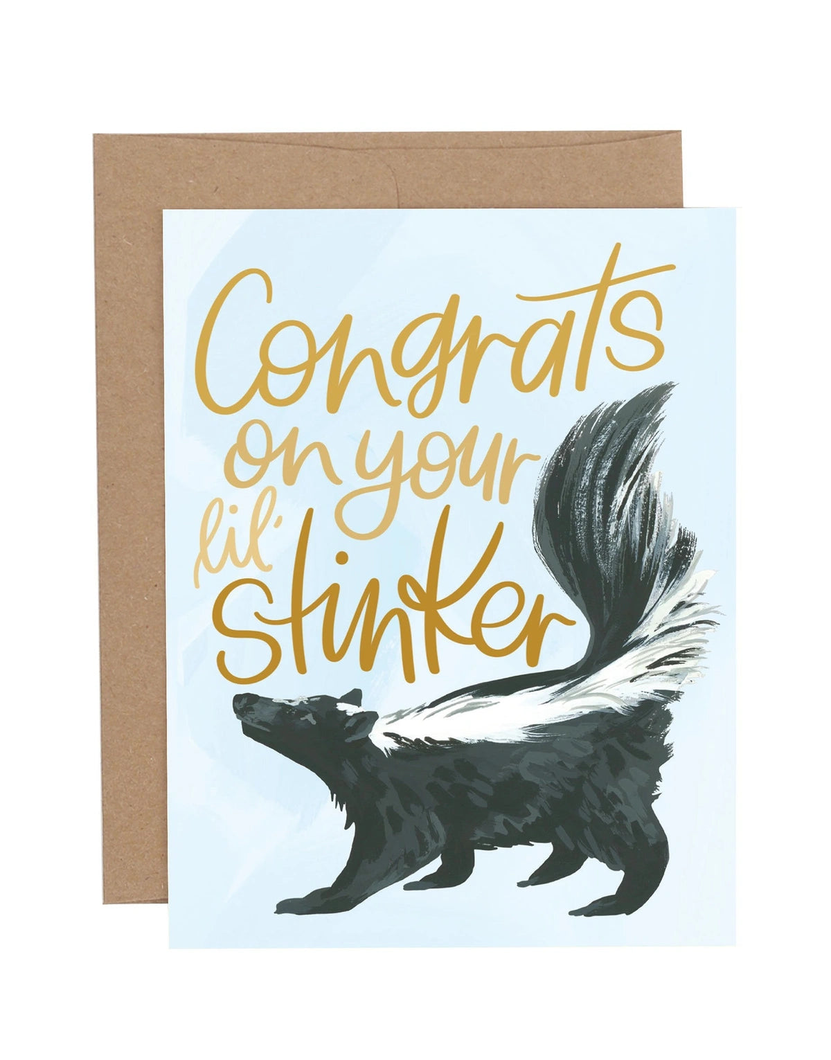 Lil Stinker Baby Greeting Card