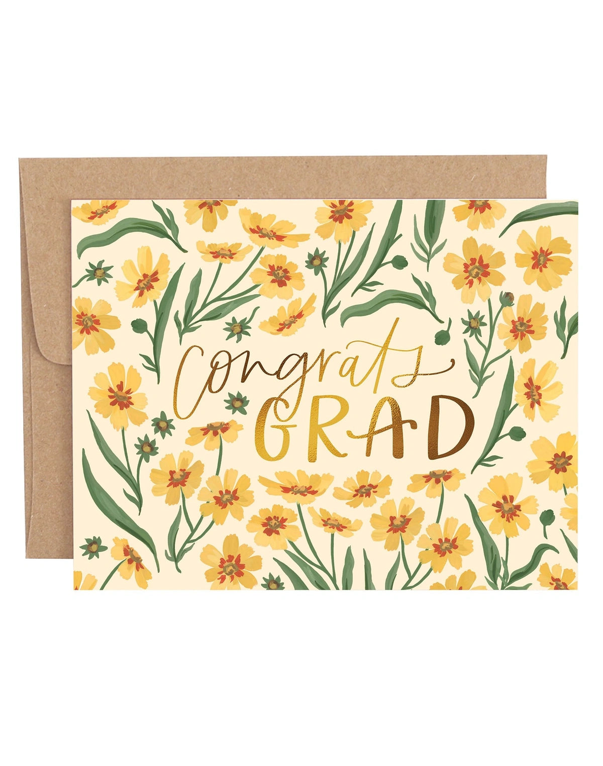 Goldenmane Congrats Grad Graduation Greeting Card