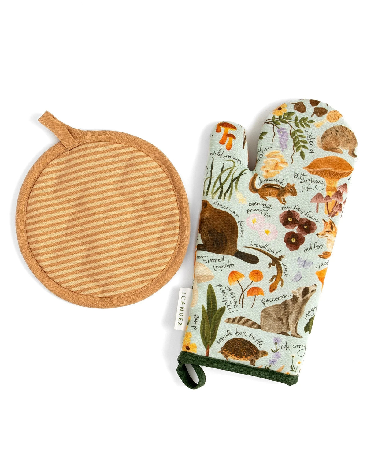 Flora and Fauna Pot Holder Set