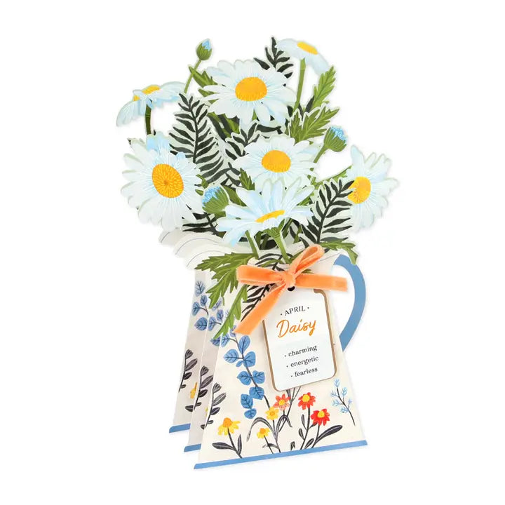 April Pop Up Birth Flower Card
