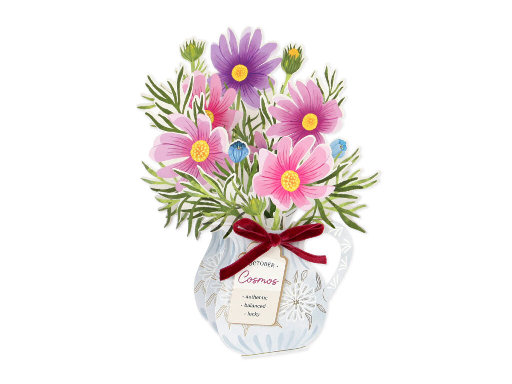 October Pop-Up Birth Flower Card