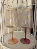 Tinted Wine Glasses