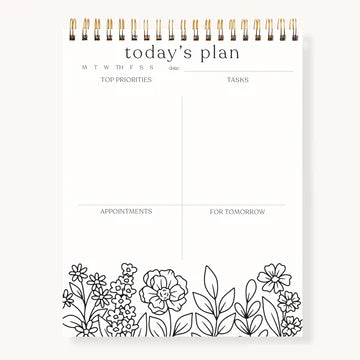 Color-in Daily Planner