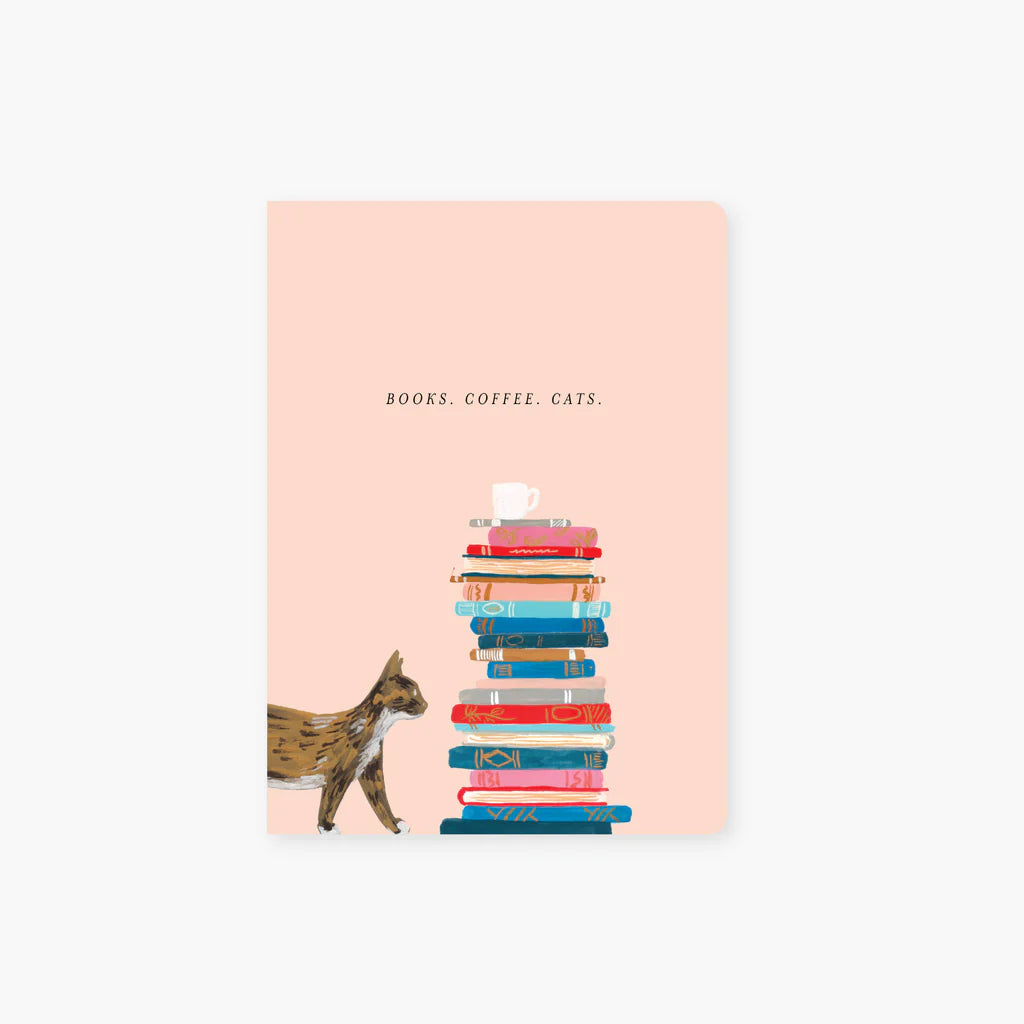 Cats and Stacks Pocket Journal