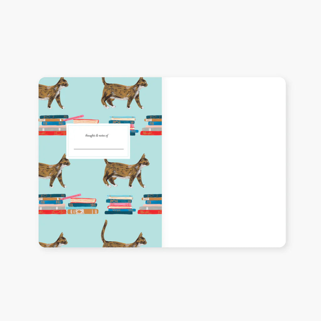 Cats and Stacks Pocket Journal