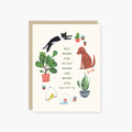 Pet Mom, Plant Mom Mother’s Day Card