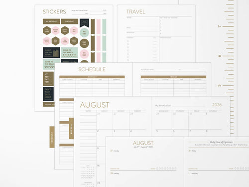 17 Month 2026-2027 Planner - Menagerie
