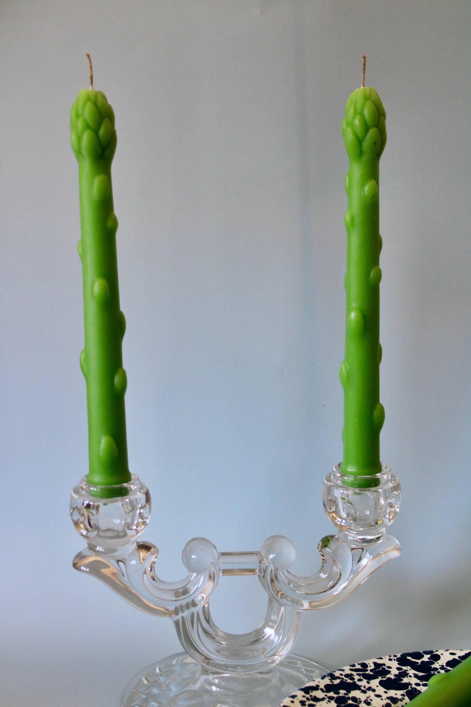 Asparagus Taper Candle
