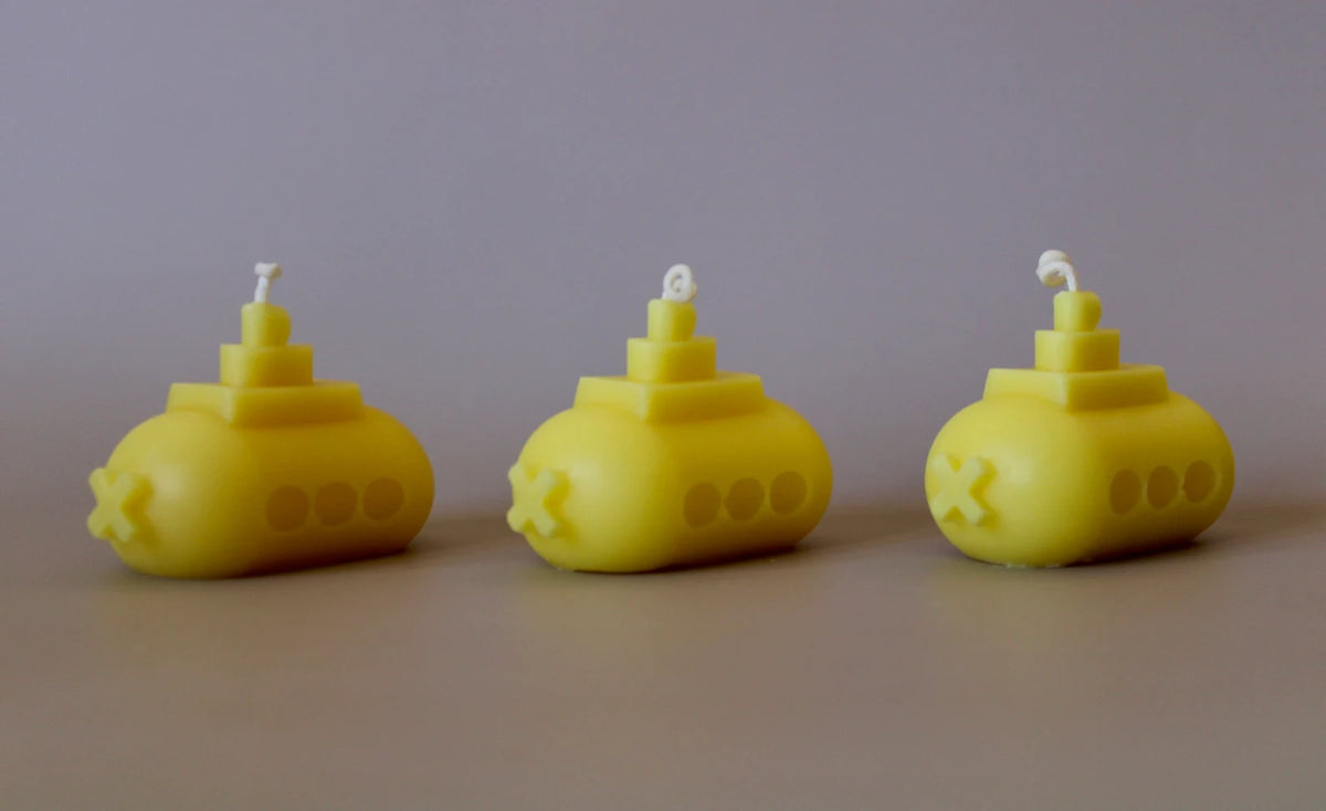 Yellow Submarine Candle