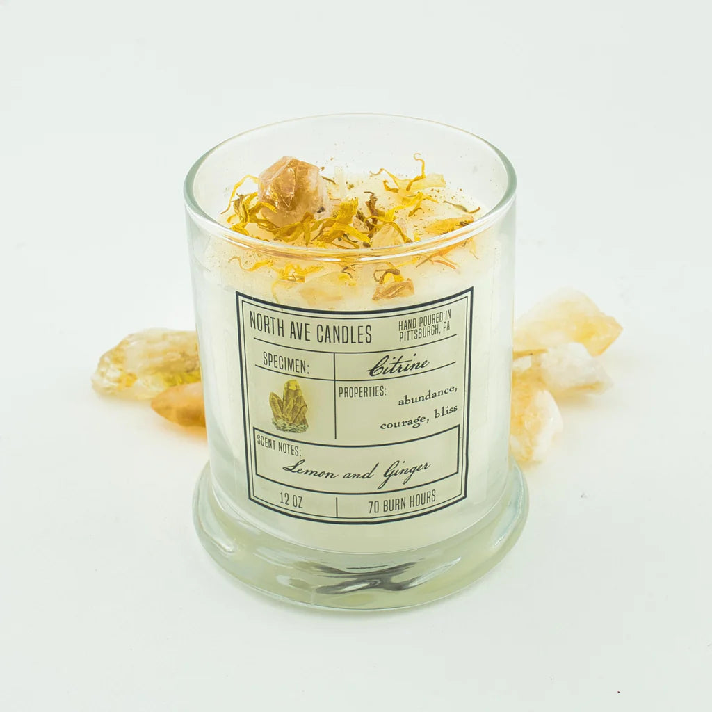 Crystal Candle - Citrine