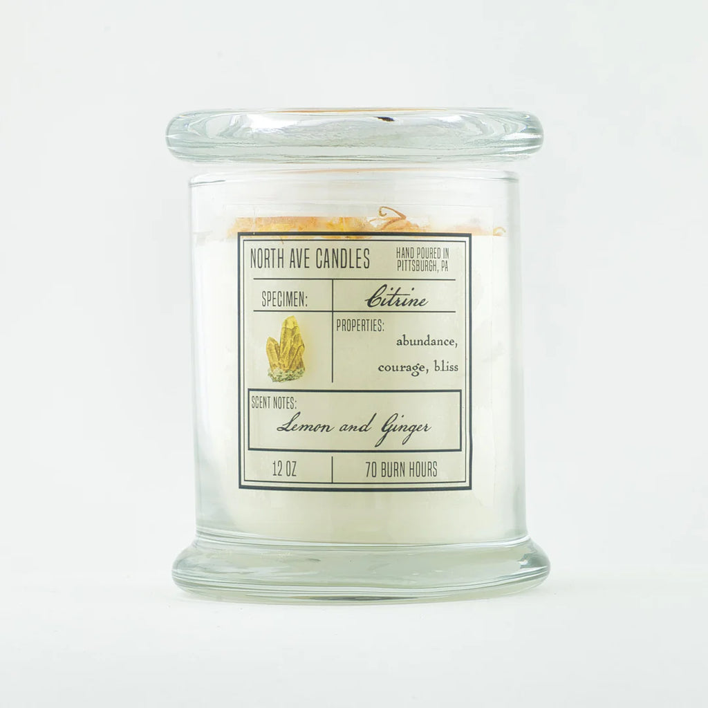 Crystal Candle - Citrine