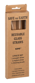 Reusable Glass Drinking Straws