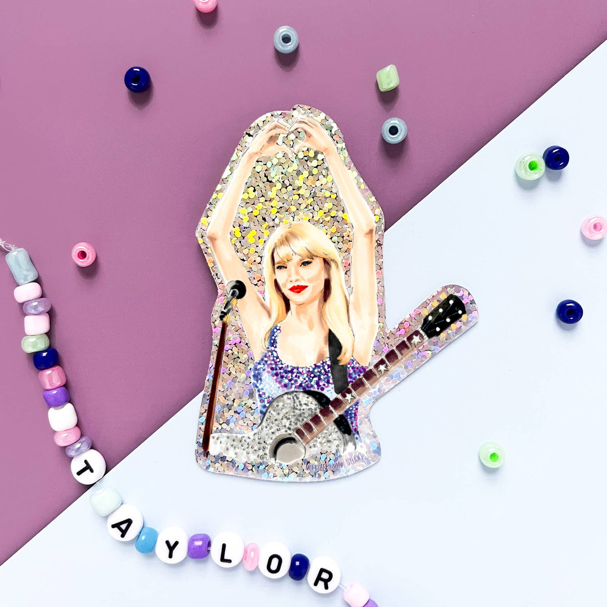 Vinyl Sticker - Eras - Taylor Swift Glitter