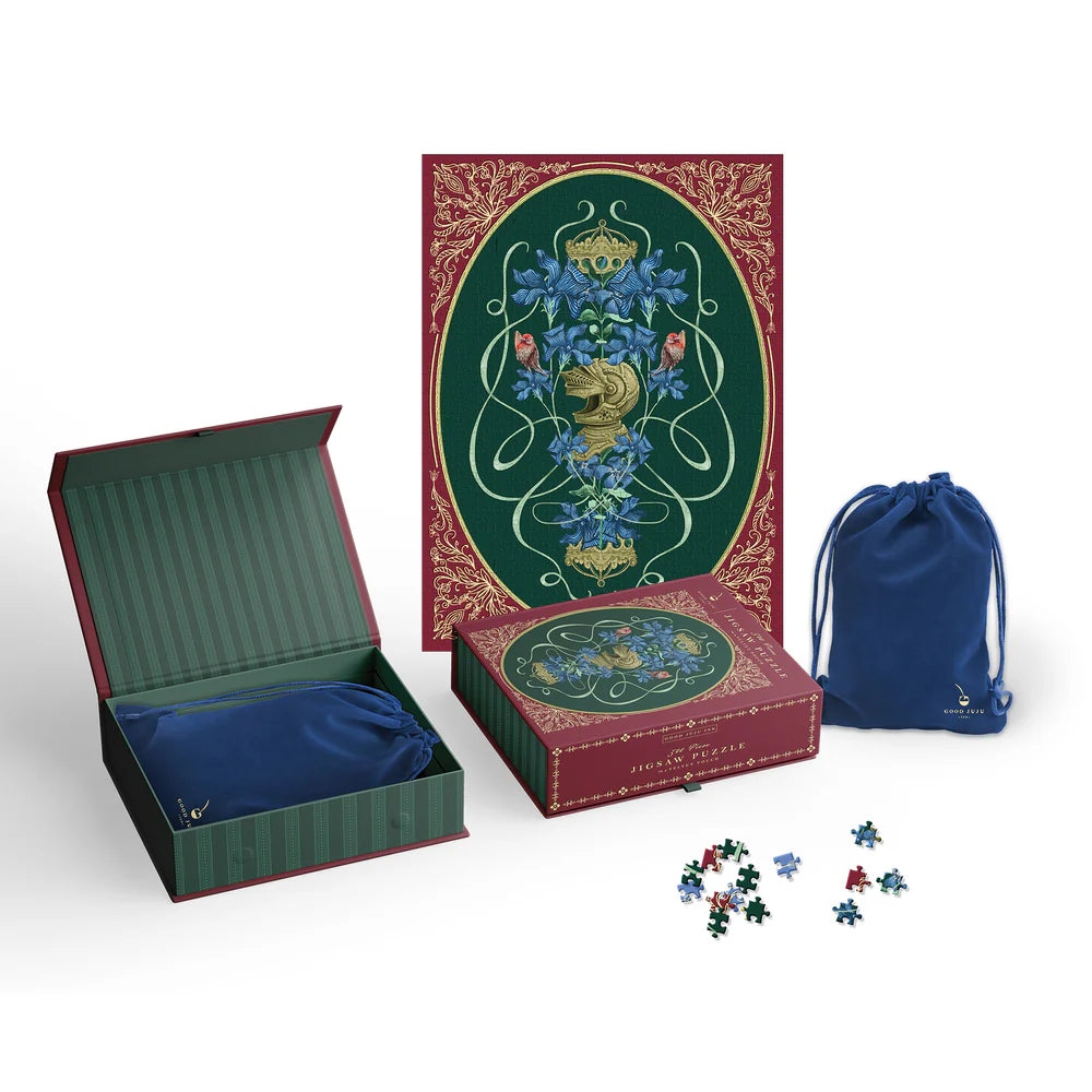 Enchanted Knight Helmet Cameo 500-Piece Puzzle