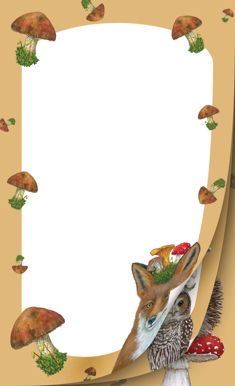 3-in-1 Mushroom Notepad