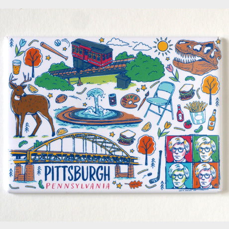 Pittsburgh Collage Magnet