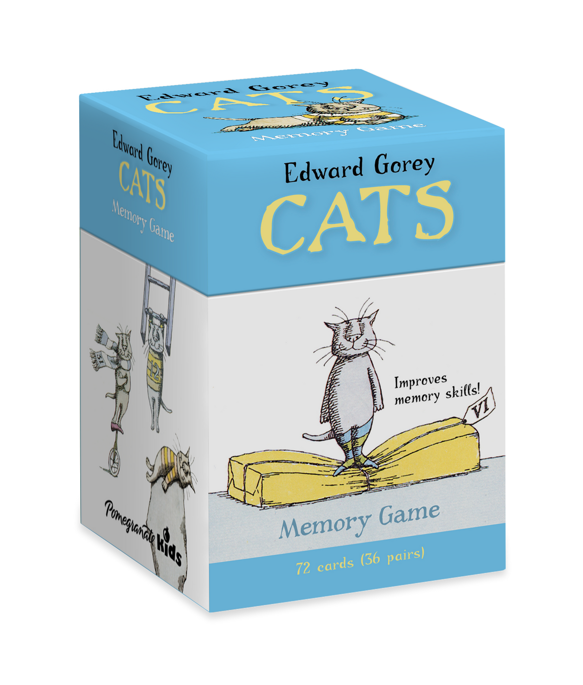 Cats a Memory Game by Edward Gorey