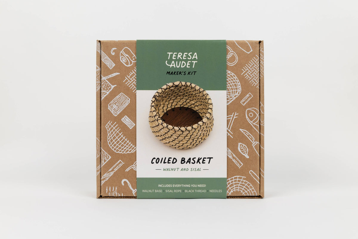 Maker’s Kit: Coiled Basket - Walnut and Sisal