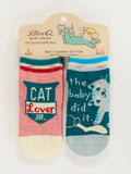 Cat Lover Jr / The Baby Did it Baby Socks