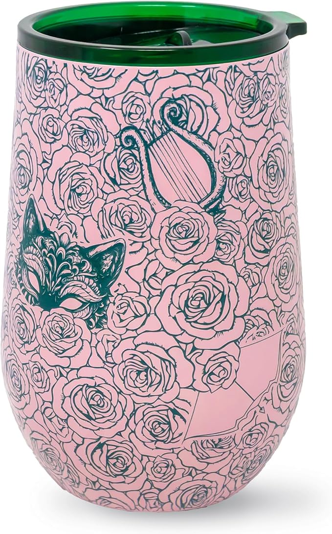 Sarah J Mass Spring Court Stainless Steel Stemless Wine Tumbler